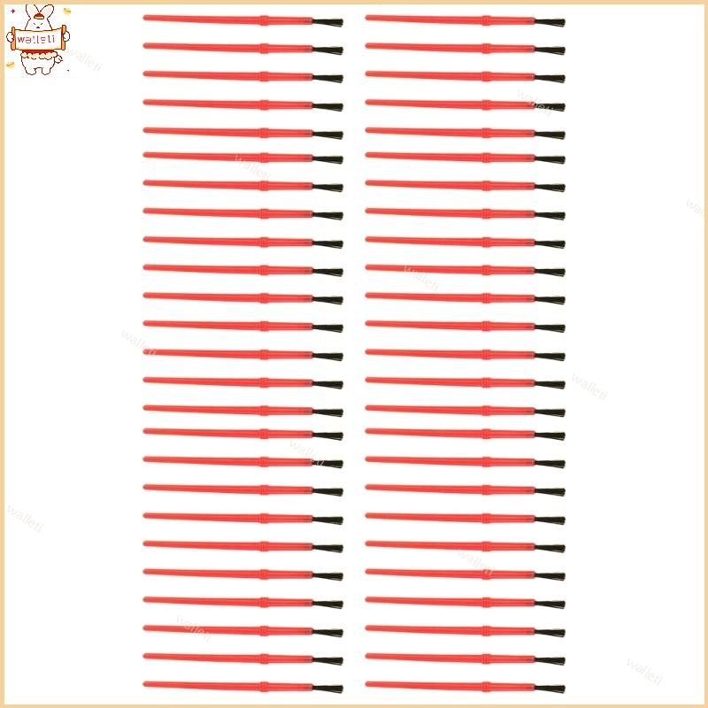 50 Pcs Pincel Pequeno Para Óleo Aquarela Guache Modelo Pintura