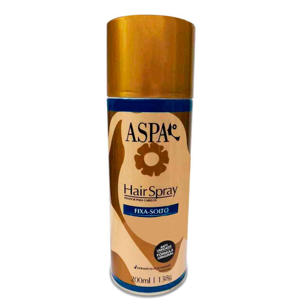Aspa Hair Spray Fixador Fixa Solto Anti Umidade 200ml - Beauty