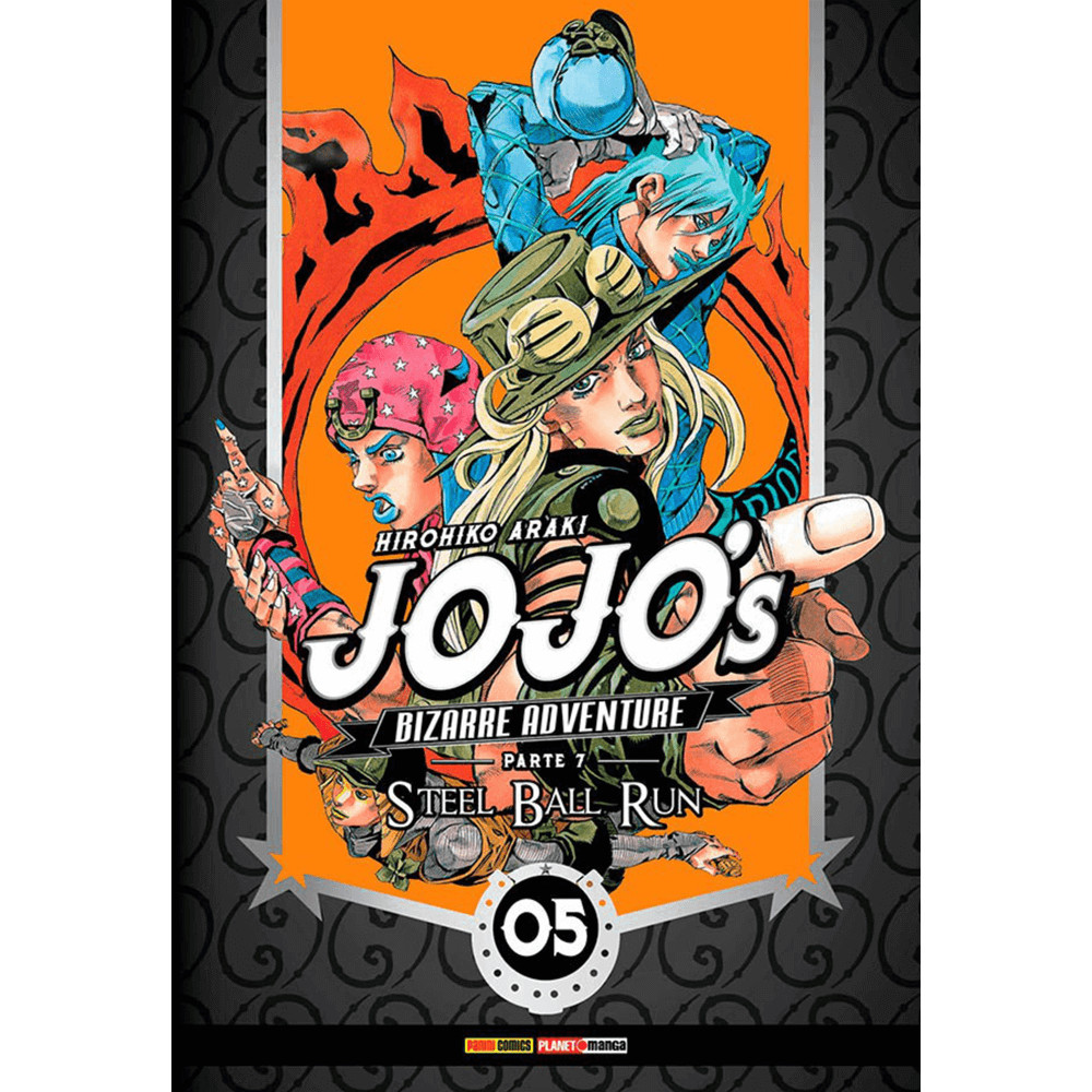 Mangá - Jojo's Bizarre Adventure - Parte 7 - Steel Ball Run 05 - por Hirohiko Araki em Oferta na Shopee