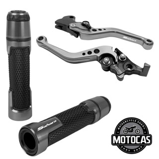 Kit Manete Manopla  Sahara 300 2024 Gravado A Laser em Oferta na Shopee