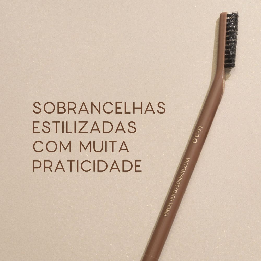 Pincel para Sobrancelhas Nádia Tambasco By Océane - Duo Brow Brush · foto 2