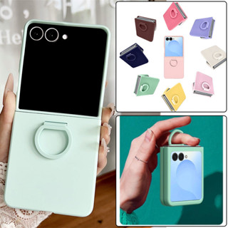 Fino Gradiente Doce Cor Macio Anel Fivela Caso De Telefone Para Samsung Galaxy Z Flip 7 7FE 6 5 À Prova De Choque Capa T em Oferta na Shopee
