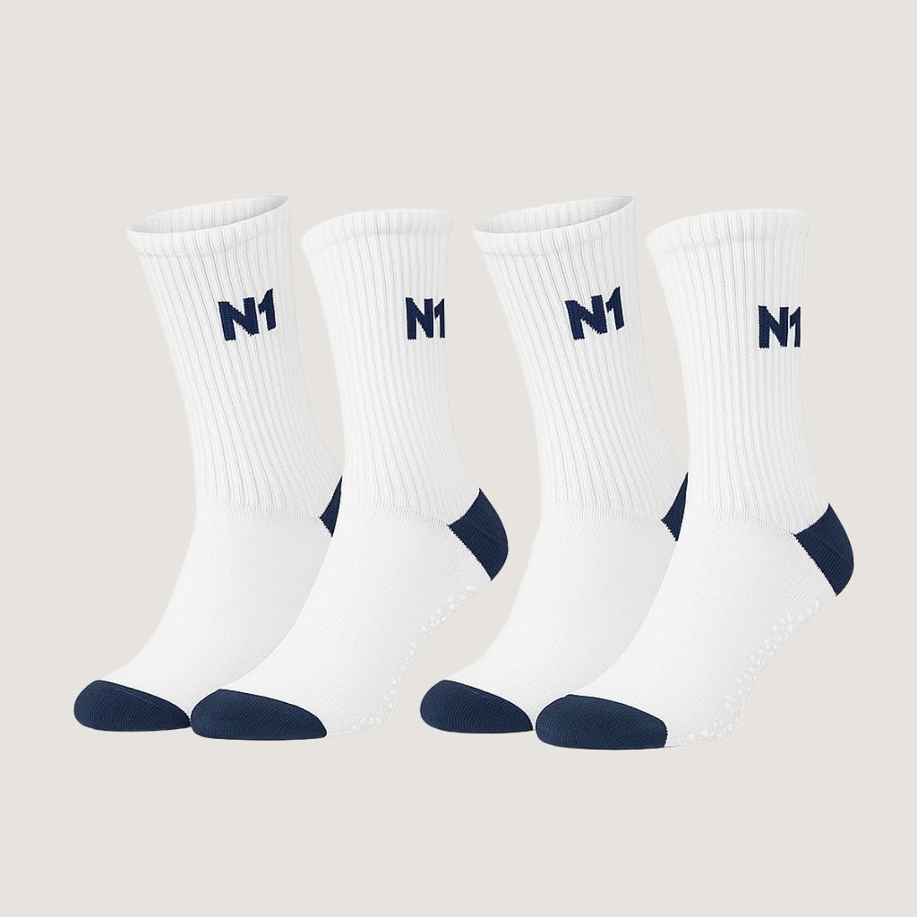 Kit 2 Pares Meia Cano Médio N1 Sport Unissex – Oficial da Seleção Brasileira de Volei