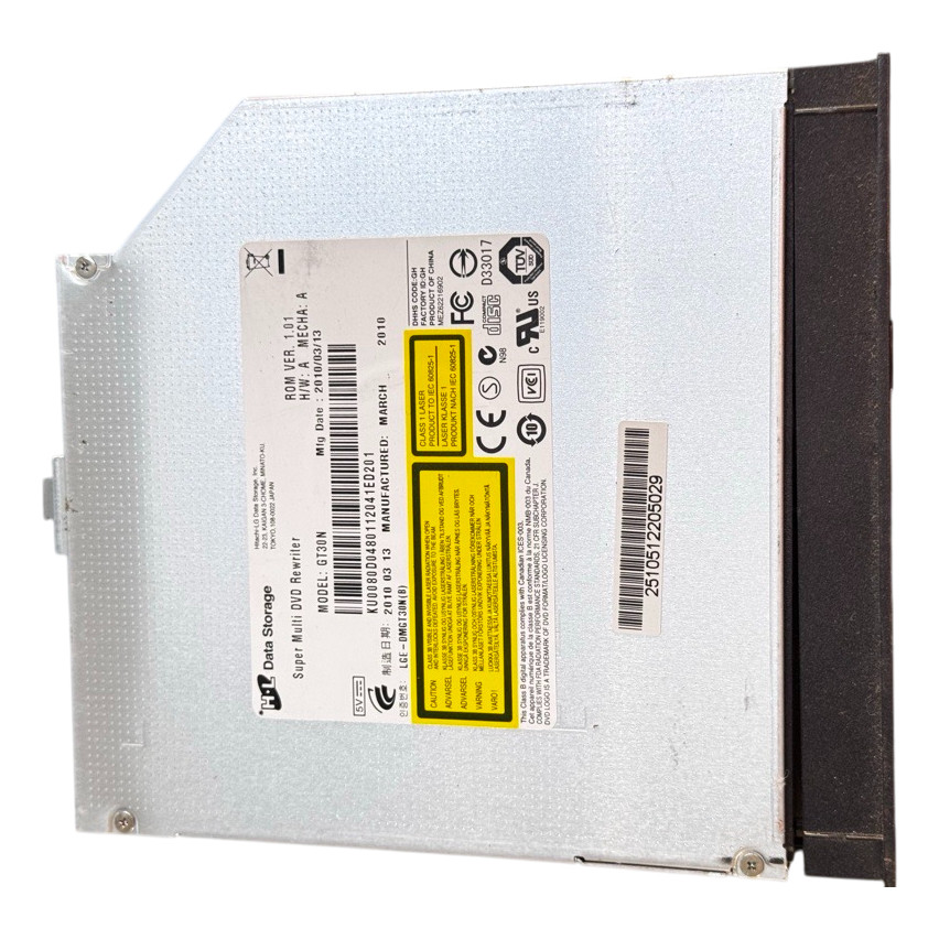 Gravador Drive Dvd Acer Aspire 5251 5252 5742 Model Gt30n Cinza