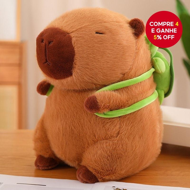 Capivara Boneca De Pelúcia capibala Presente De Aniversário Orgulhoso25cm