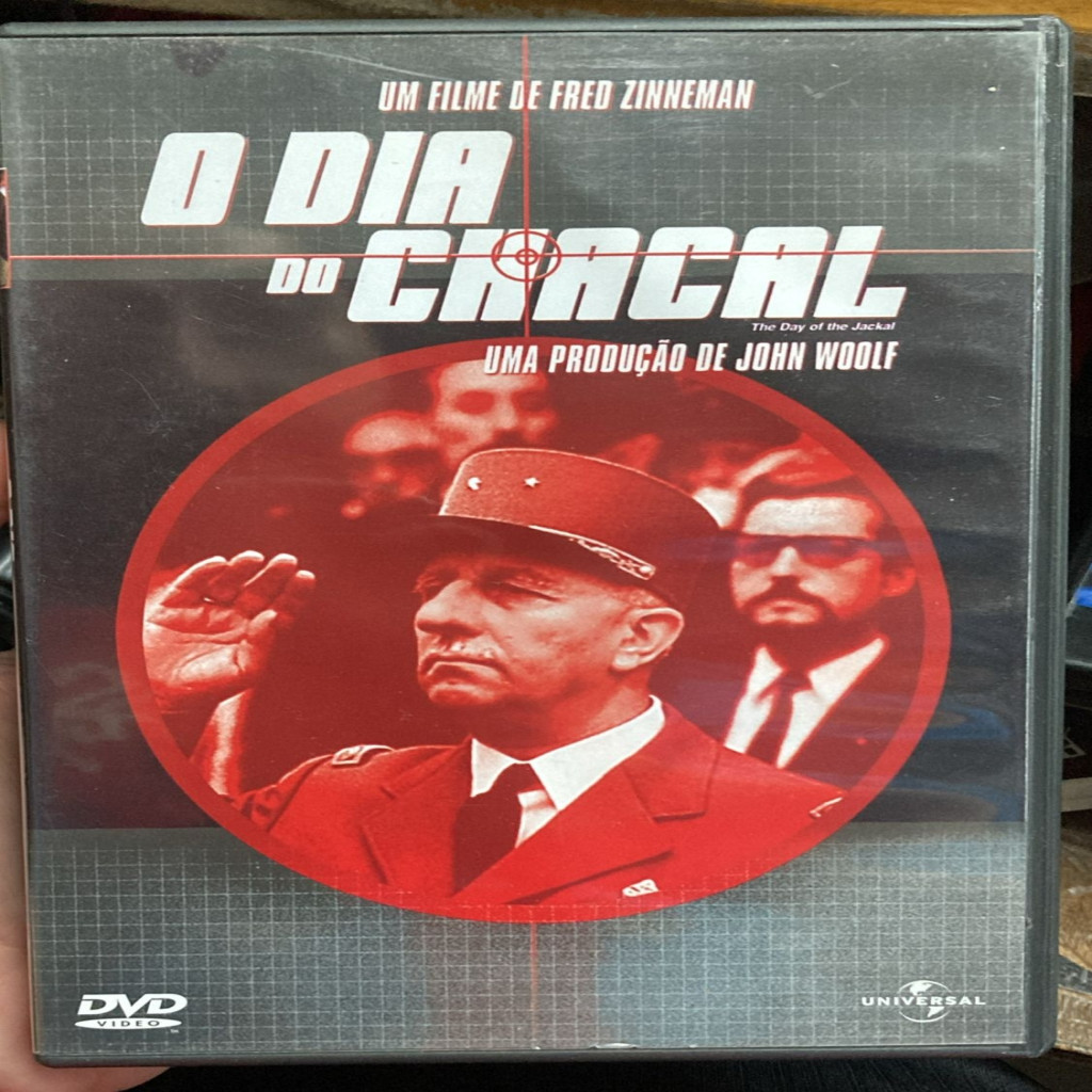 DVD DVD O Dia do Chacal (1973) editora Fred Zinnemann