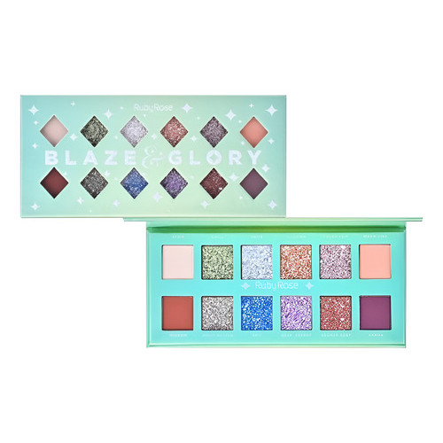Paleta De Sombras Blaze & Glory Ruby Rose Hb-1083 Cor Da Sombra Metalica - Matte