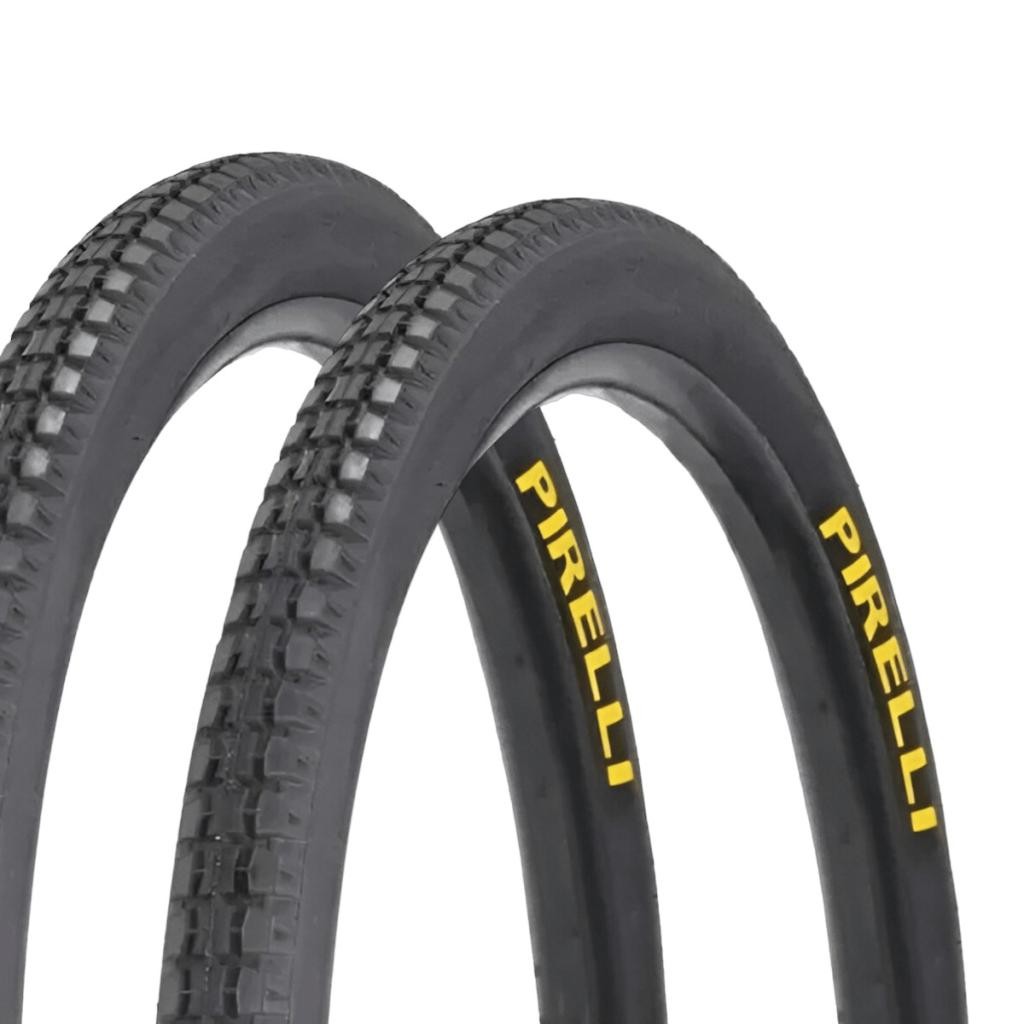Par Pneu 26x1.1/2x2 Bike Pirelli Primor Original Preto em Oferta na Shopee