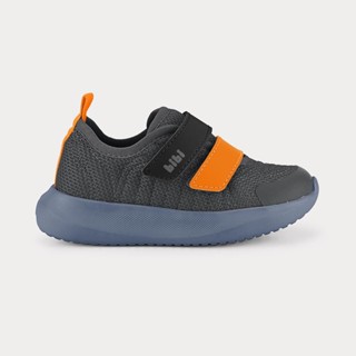 Tênis Infantil Bibi Flash Cinza com Laranja em Oferta na Shopee