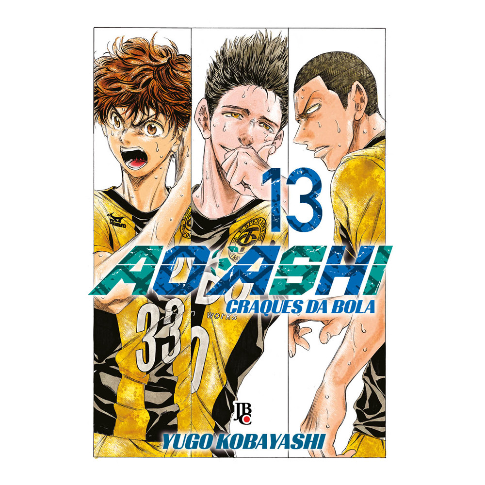 Capa do livro Mangá - Ao Ashi Vol. 13 - por Yugo Kobayashi - Editora JBC