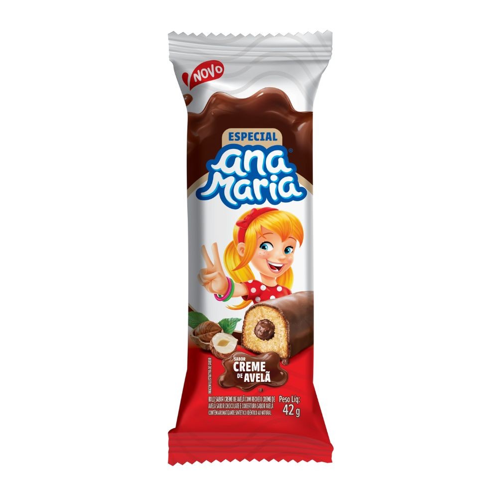 Bolinho Ana Maria Especial Creme de Avelã 42g - Food & Beverages