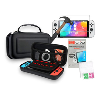 Capa Bag Case Nintendo Switch Oled+ Pelicula De Vidro Oivo em Oferta na Shopee