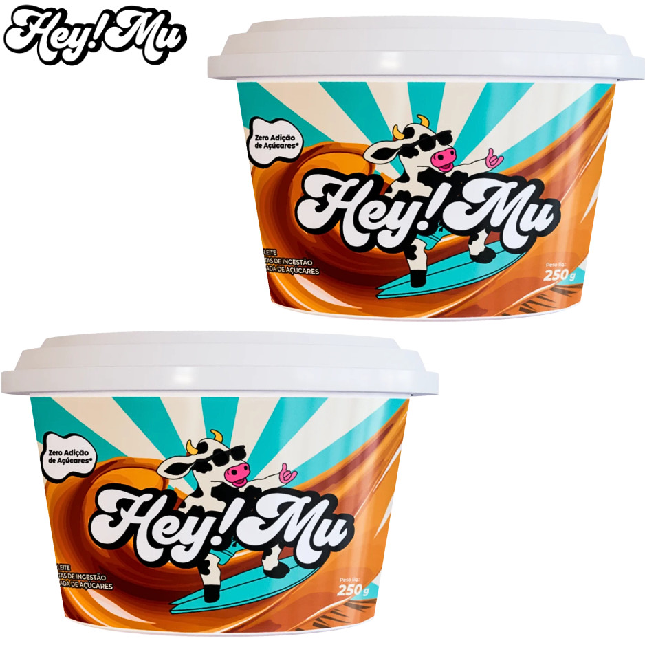 HEY MU DOCE DE LEITE ZERO ADIÇÃO DE AÇUCAR 250G - KIT 2 UN em Oferta na Shopee