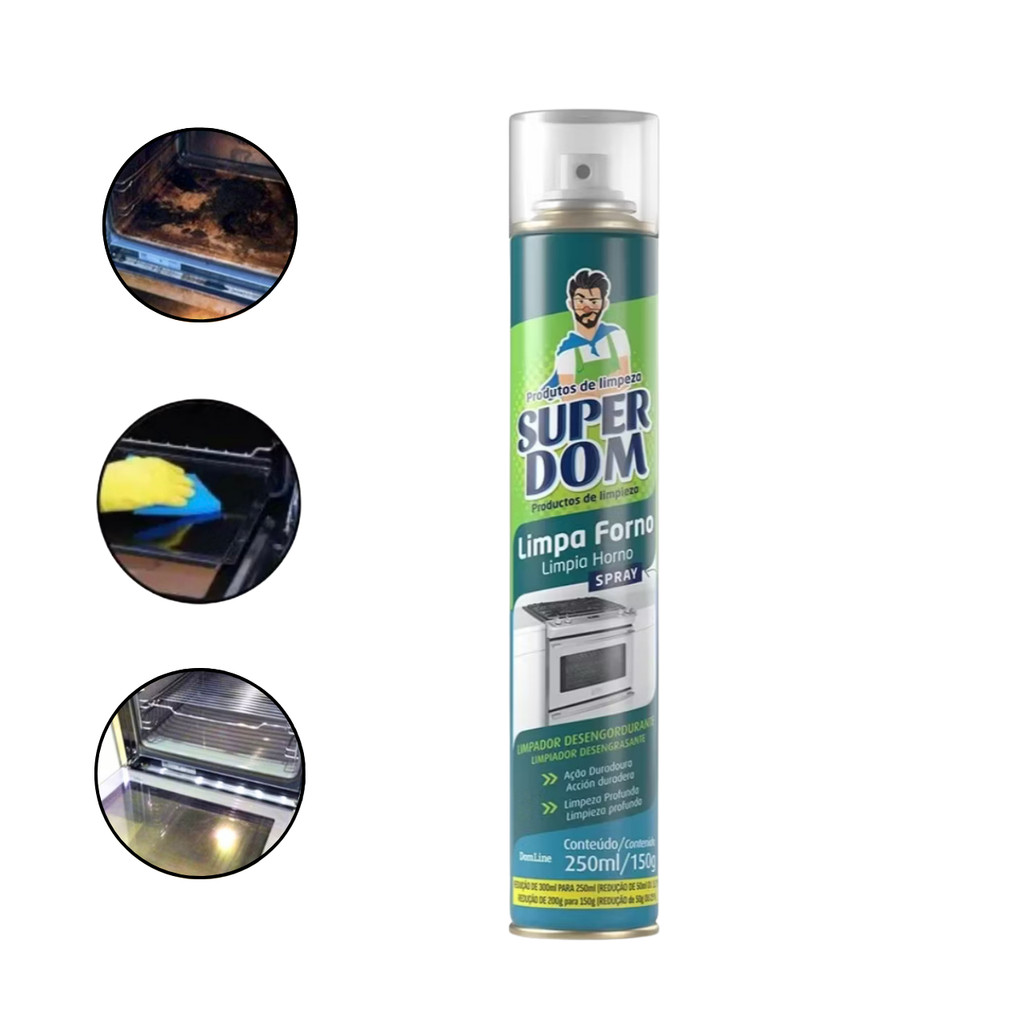 Limpa Forno Super Dom 250ml Spray