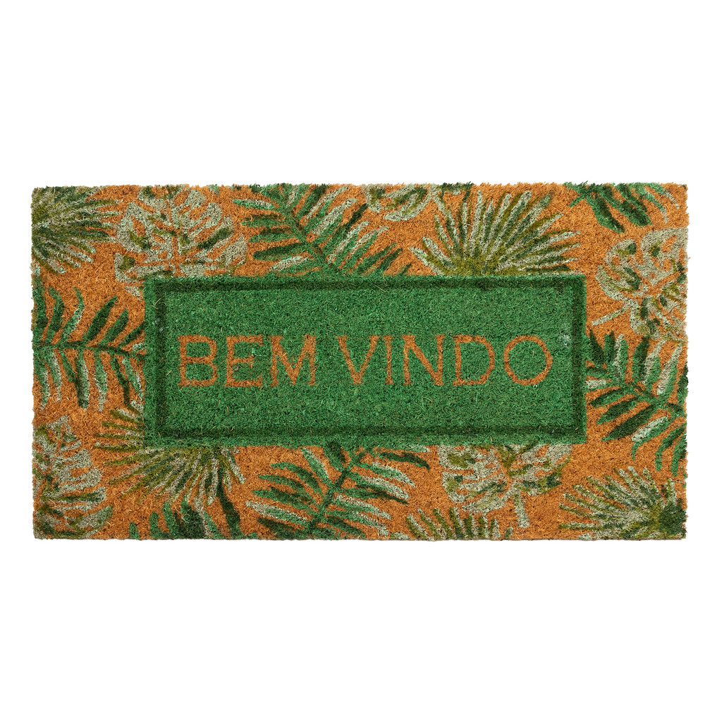 Capacho Fibra Coco Iron 2 Entrada Casa Varanda Hall Limpeza Retenção Sujeira Porta Eficiente Edantex