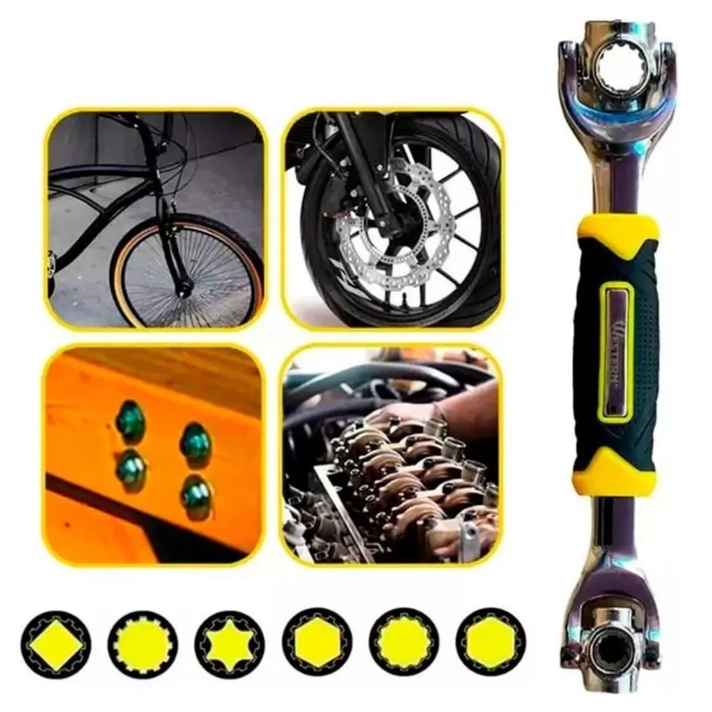 Detalhes do Chave Tigre Multifuncional 48x1 Universal - Bomvink