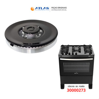 Queimador Espalhadores Tripla Chama Boca Central Fogão Atlas Agile Glass 300000273 em Oferta na Shopee