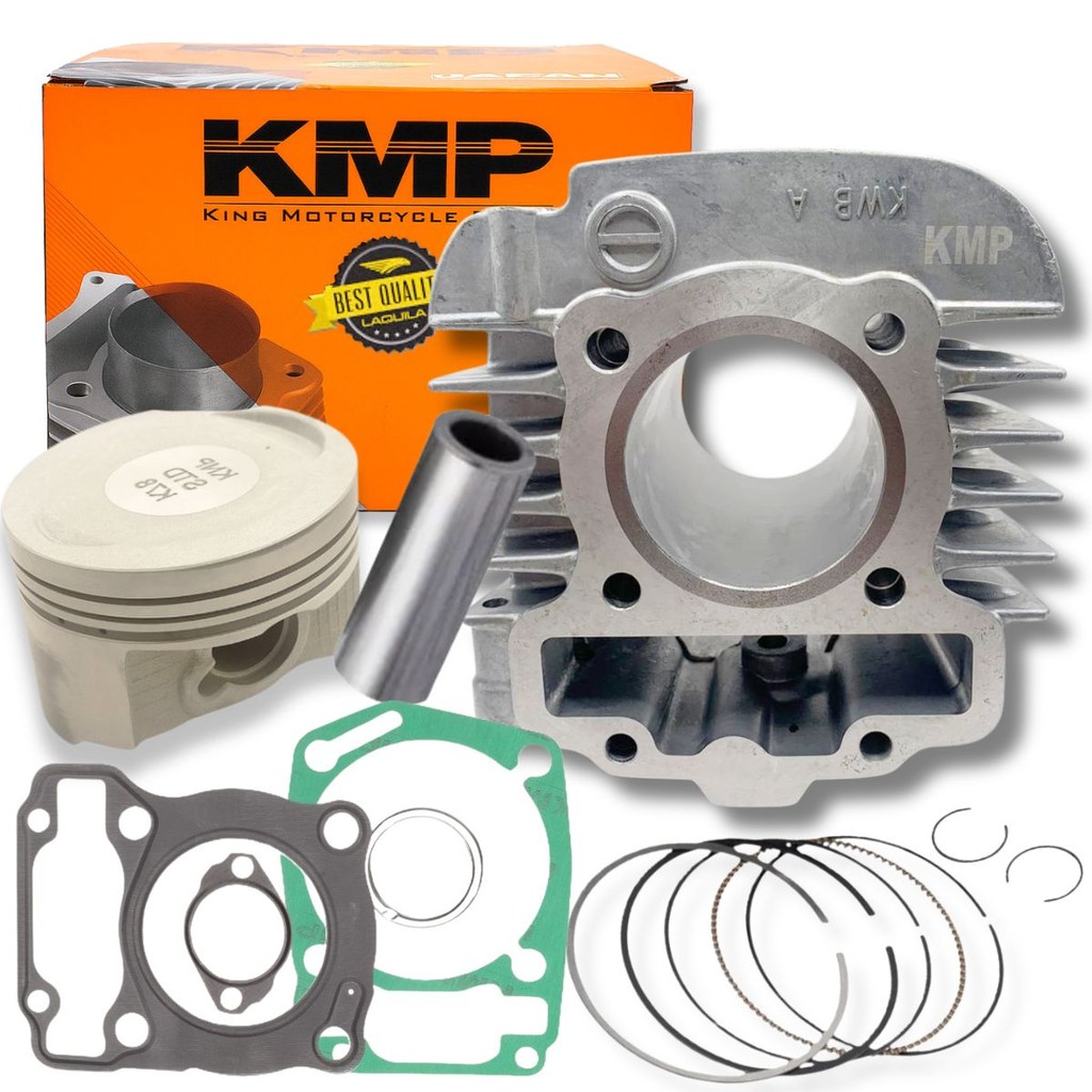 Kit Cilindro Motor Biz 110i / Pop 110i (Pistão Anéis Juntas) Kmp em Oferta na Shopee