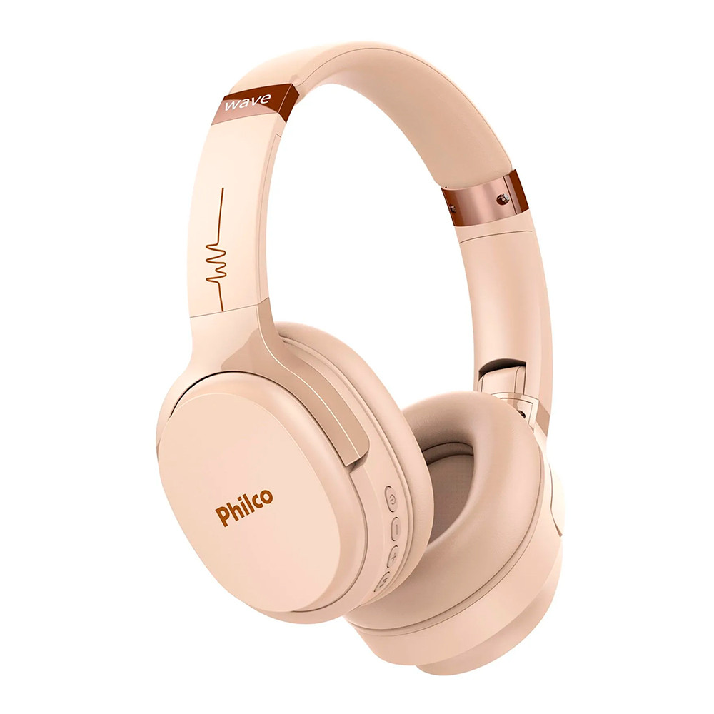 Fone de Ouvido Headphone Philco Wave Pfo01btg Flat Gold em Oferta na Shopee
