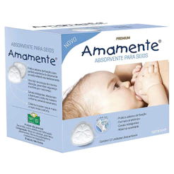 Absorventes para seios Amamente com 12 Unidades