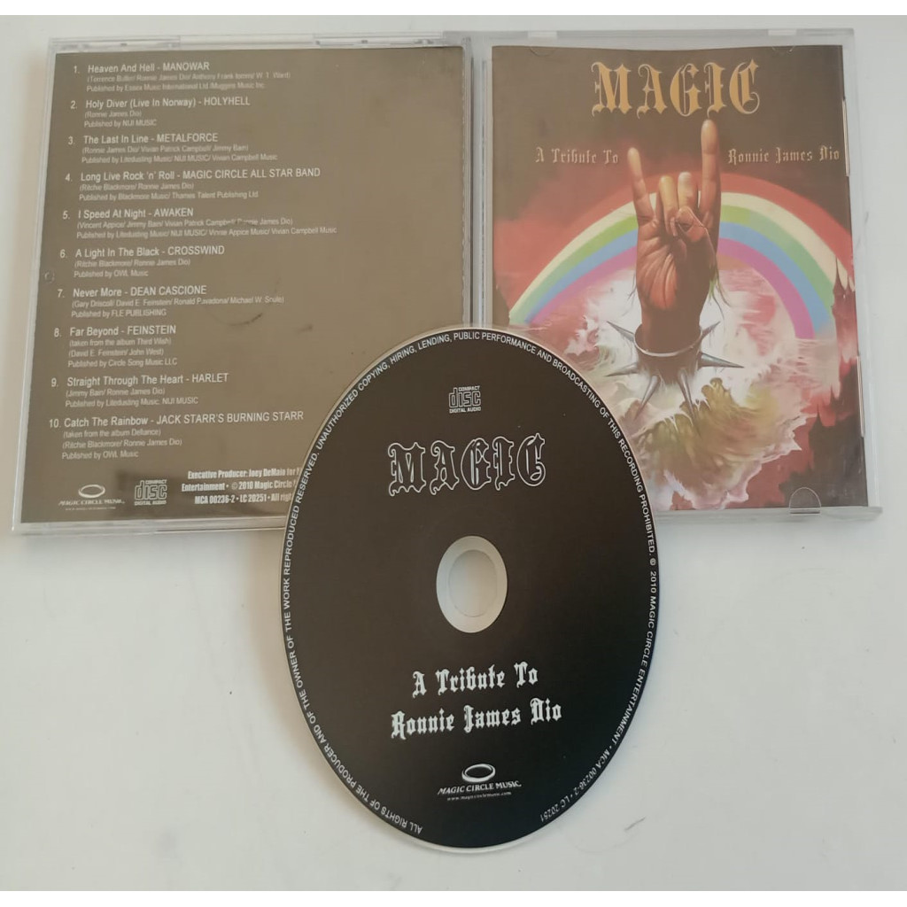 CD VÁRIOS ARTISTAS MAGIC - A TRIBUTE TO RONNIE JAMES DIO