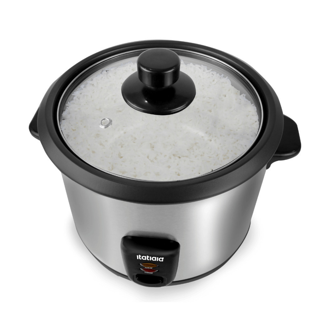 Panela de Arroz Elétrica Itatiaia Aço Inox Cozinha 1,5L