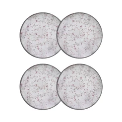 Conjunto 4 Pratos Sobremesa 19cm Porcelana Floralis Tramontina