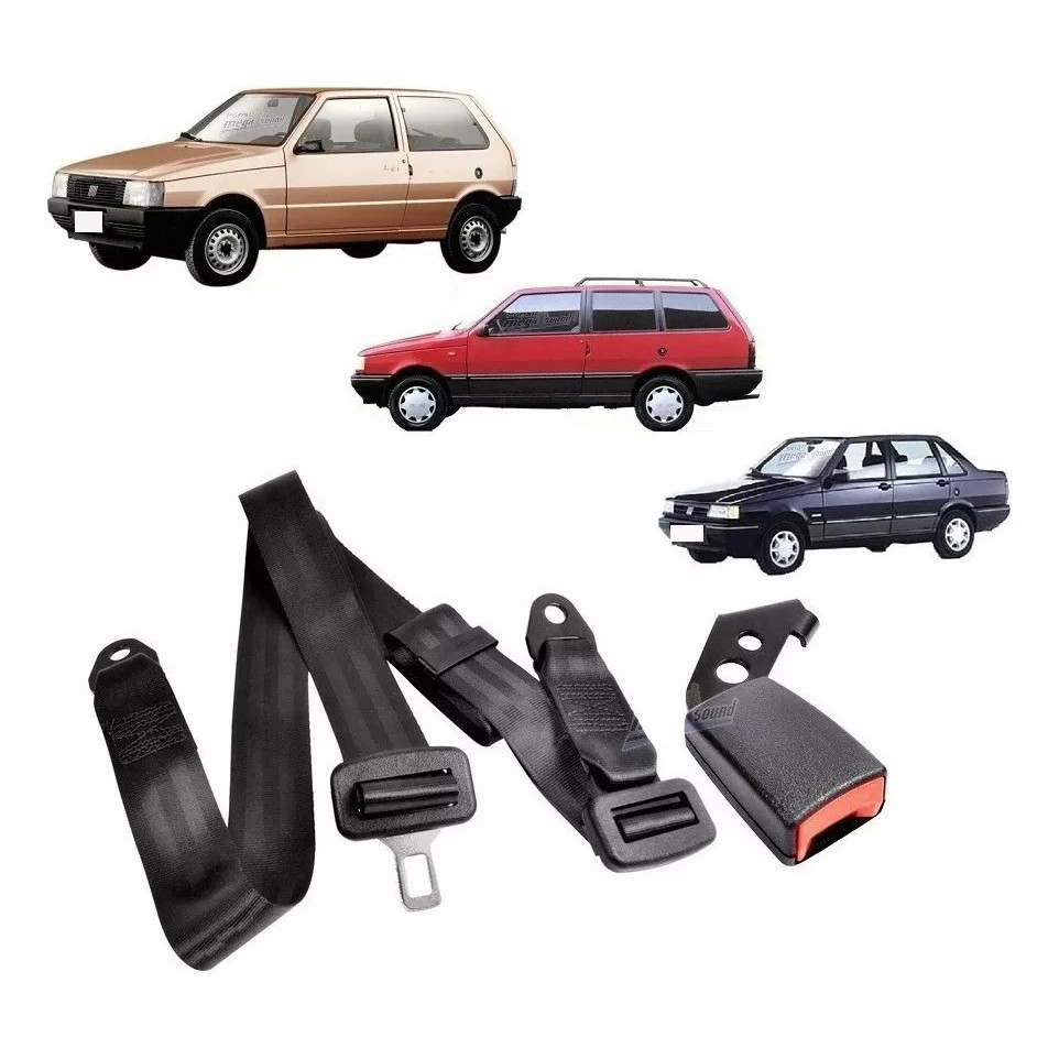 Cinto De Segurança 3 Pontos Fiat Uno Elba E Fiorino Le em Oferta na Shopee