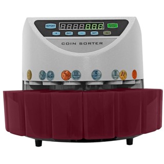 Máquina de Contar e Separar Moedas Tela LED 45w em Oferta na Shopee