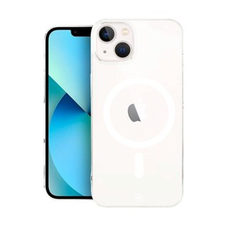 Capa case capinha para iPhone 13 - Crystal Slim Magsafe - NÃO AMARELA em Oferta na Shopee