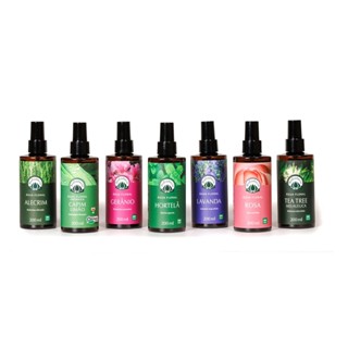 HIDROLATO (ÁGUA FLORAL) 200ML Skin Care Pele Cabelo Mulher Óleos Essenciais Natural Tônico Rosto em Oferta na Shopee