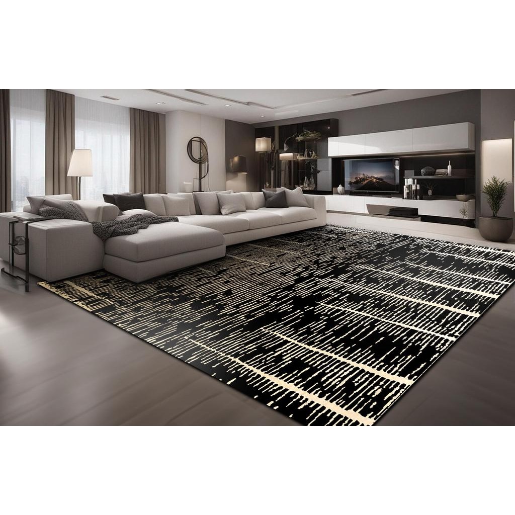 Tapete Marbella Elite Cyclone Black Nero 200x300 cm