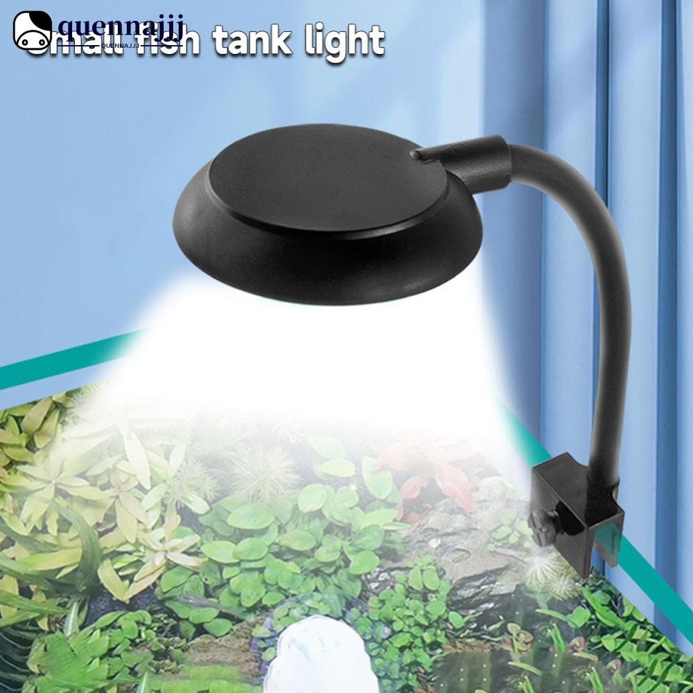 QUENNA Luz De Aquário Ajustável Regulável LED Spot Light 360 Rotatable Tanque De Peixes Lâmpada Aquascaping Para Tartaru