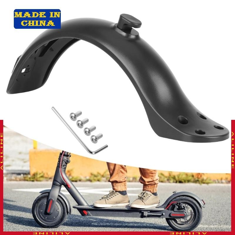 Uprgades Scooter Elétrico Pára-Choques Traseiros À Prova Respingos 4 Buracos Paralamas Substituiçã