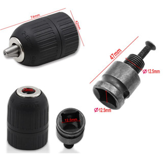 Adaptador P/ Chave De Impacto 1/2 Com Mandril Aperto Rápido em Oferta na Shopee