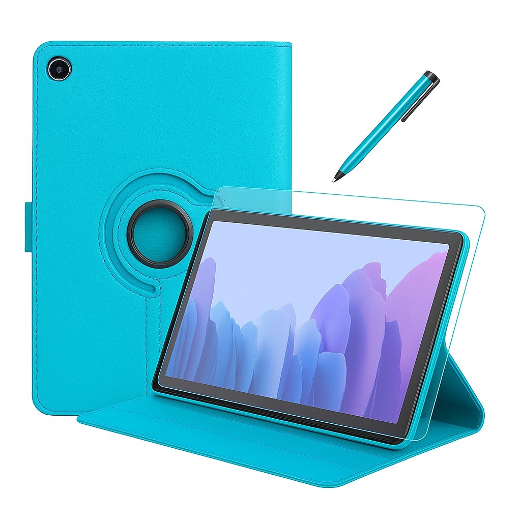 Kit Capa Giratória Samsung Galaxy  8.7 + Película + Caneta Touch de Brinde Envio Imediato em Oferta na Shopee