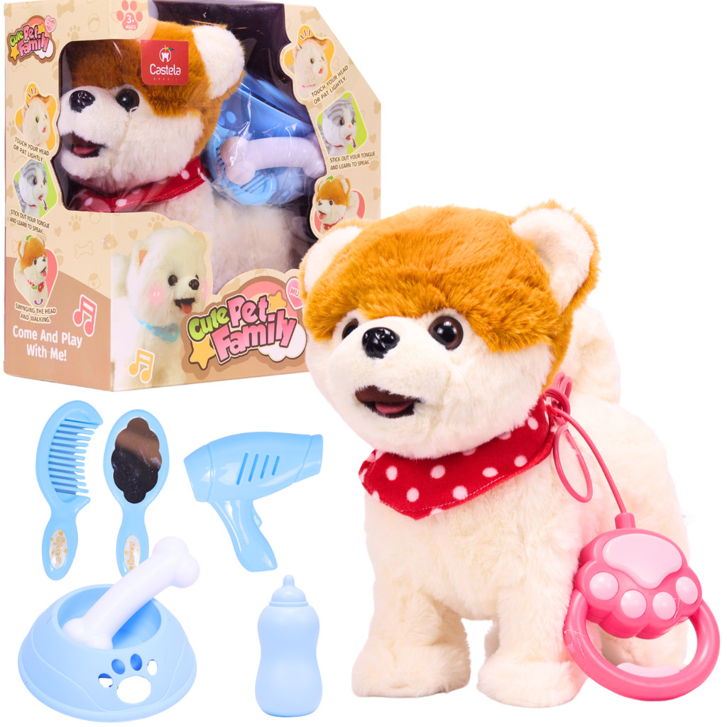 Brinquedo de Pelucia Cachorrinho c/Som e Movimento-Castela em Oferta na Shopee
