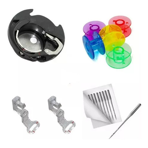 Caixa De Bobina Pezinho Maquina De Bordar Janome Elna Bernina Deco Bordadeira