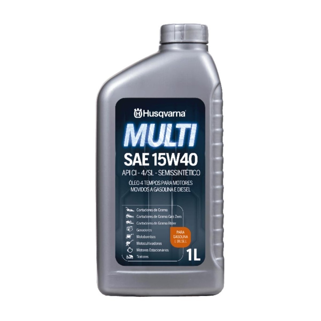 Óleo 4 Tempos Husqvarna Multi SAE 15W40 1LT Original