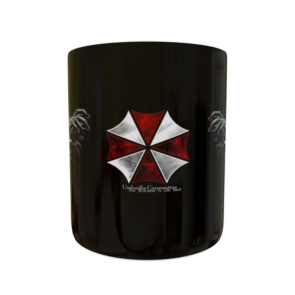 Caneca Resident Evil, Caneca Personalizada Porcelana 325ml, possível adicionar nome para presente.
