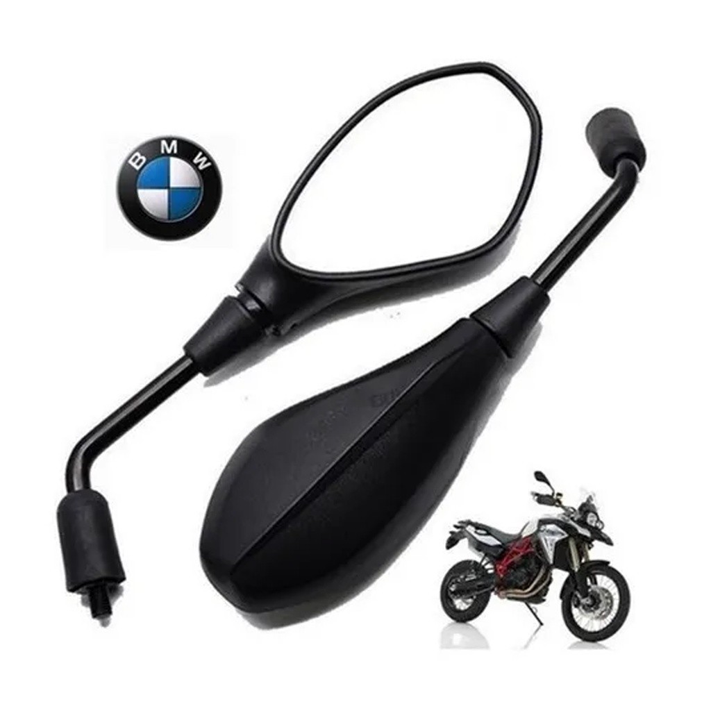 Retrovisor Modelo Bmw F800 Fixo Rosca Honda Ou Yamaha Par