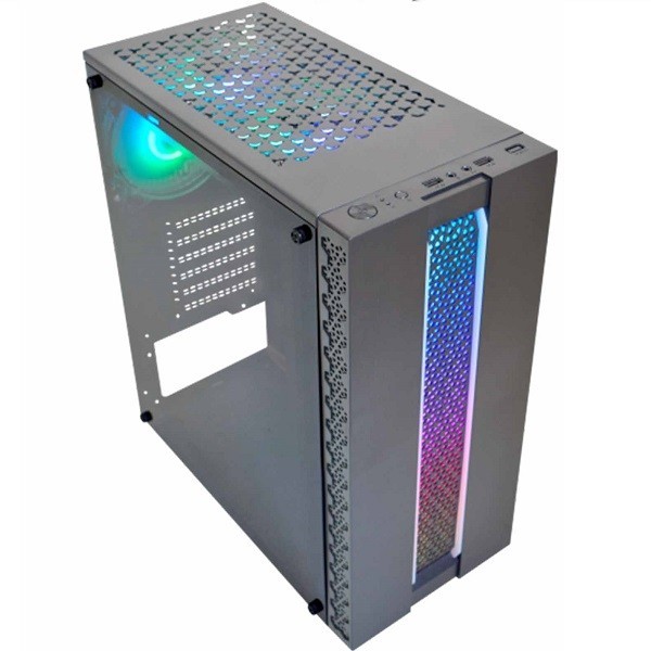 Gabinete Gamer Pc Com Fita Led Rgb S/ Fans Lateral Acrílico