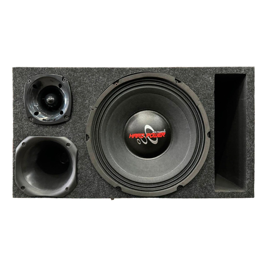 CAIXA TRIO DUTO RÉGUA ALTO FALANTE HARD POWER HP 750 UNLIKE 400 em Oferta na Shopee