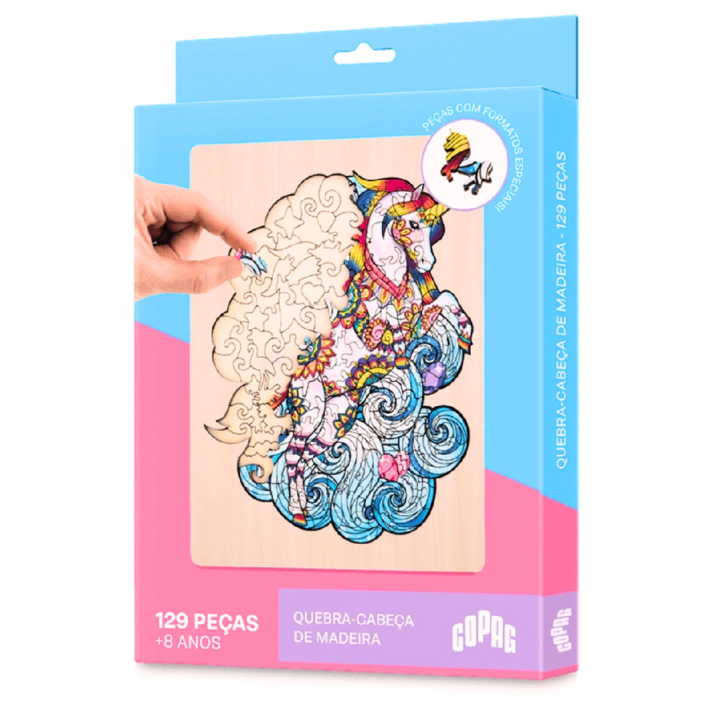 Transforme Seu Tempo Livre Com Quebra-Cabeca Unicornio