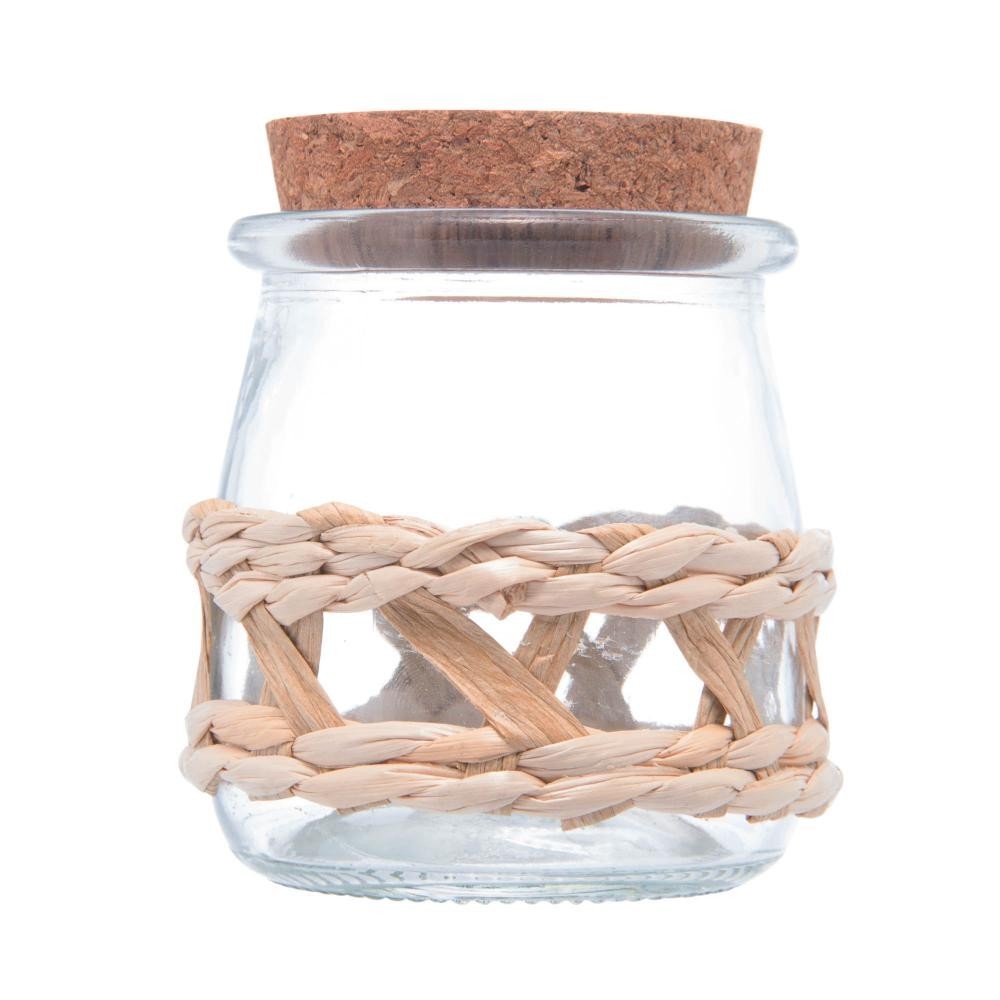 Detalhes do Porta Mantimento Wolff de Vidro com Fibra Natural 190ml