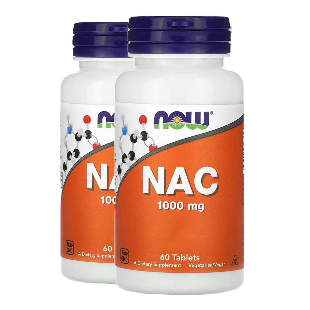 Kit 2x Nac N-acetil-Cisteína 1000mg Now Foods 60 Tabs Importado/Made in Usa em Oferta na Shopee