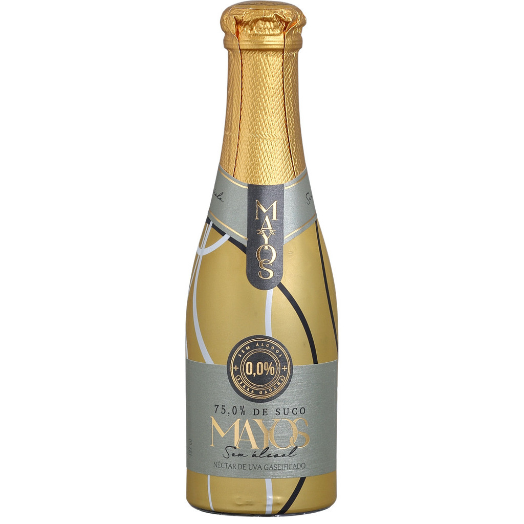 MINI ESPUMANTE MAYOS ZERO ÁLCOOL 187ML em Oferta na Shopee