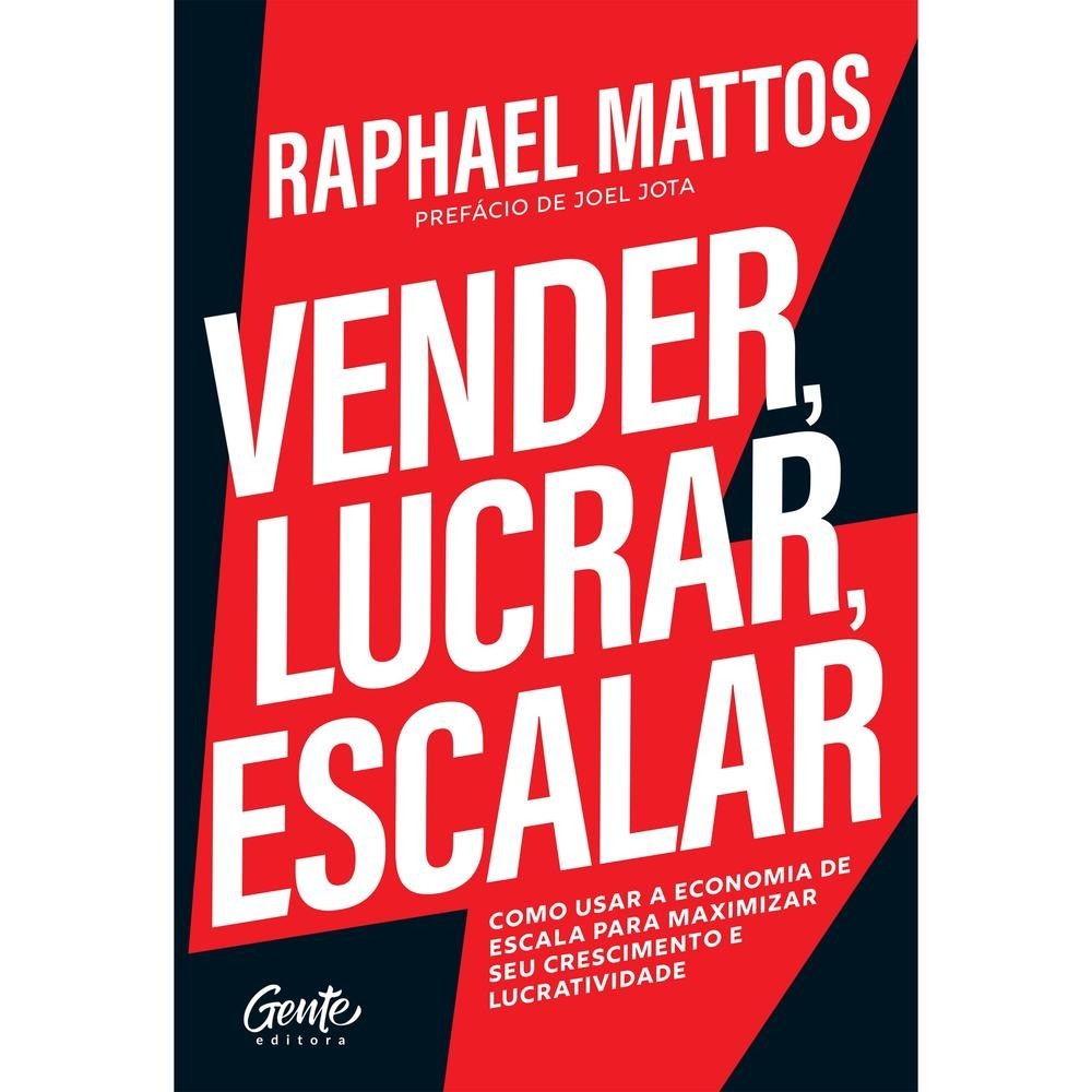 Capa do livro Vender, lucrar, escalar