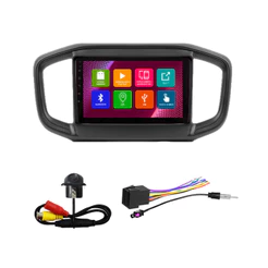 Kit Multimídia 9 Pol Strada 2021 2022 Android 2Gb Ram 32Gb Flash Quad-Core 2 Din Preto Wifi Gps Tela Ips