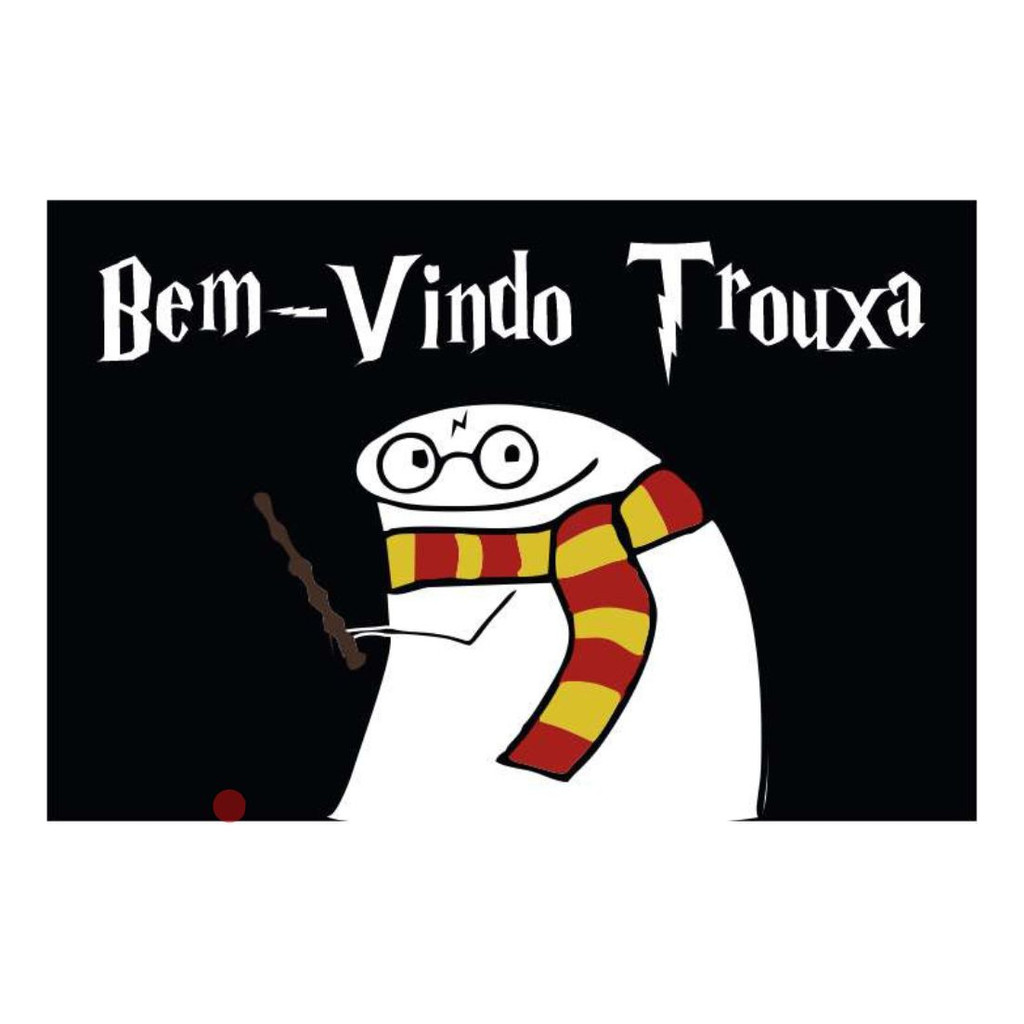 Tapete Capacho Florks Bem Vindo Trouxa Harry Potter 60x40 divertido porta ape casa decorativo fã